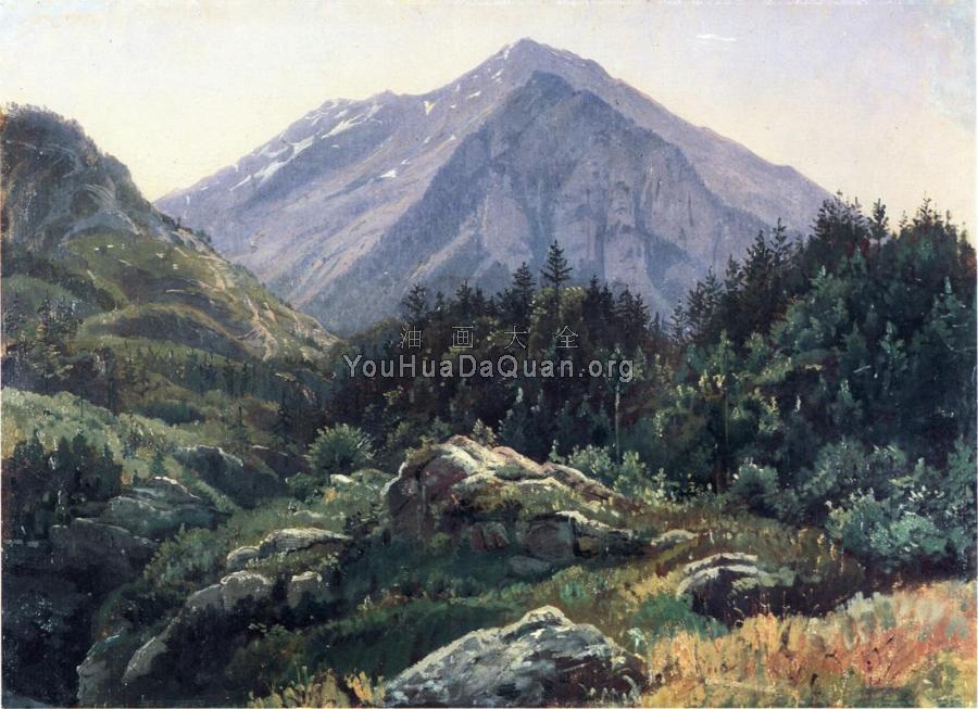 Mountain Scenery Switzerland - 威廉·斯坦利·哈兹尔廷